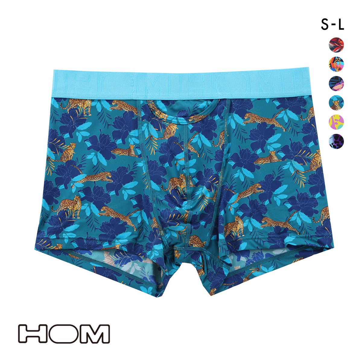 オム Japan Special Collection HO1 BOXER BRIEFS ボクサーパンツ 24FW メンズ 前開き HOM(BG-ブルーグリーン-S(日本M))