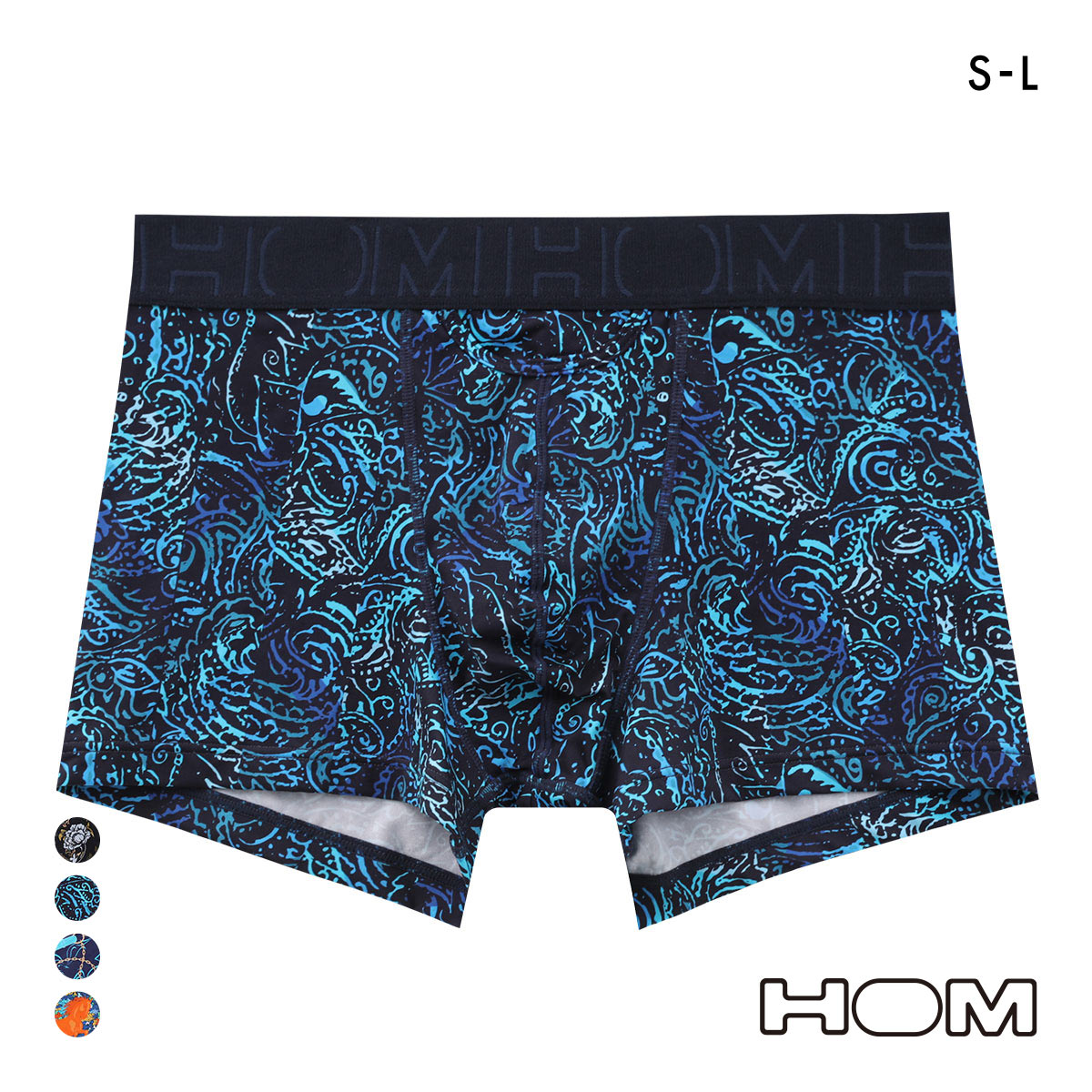 オム HOM Japan Special Collection HO1 BOXER BRIEFS ボクサーパンツ 25AW メンズ 前開き(NV1-ネイビー1-S)