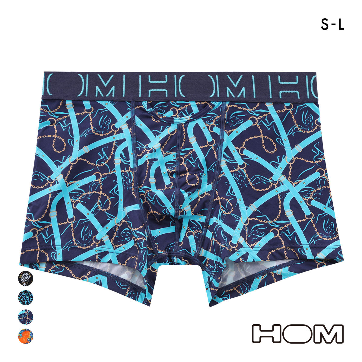 オム HOM Japan Special Collection HO1 BOXER BRIEFS ボクサーパンツ 25AW メンズ 前開き(NV2-ネイビー2-S)