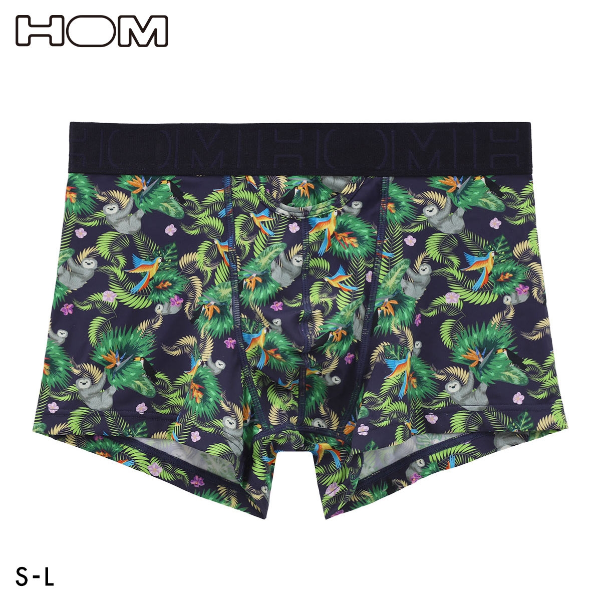 オム ASIA Boxer Briefs HO1 Print ボクサーパンツ 26FW メンズ 前開き HOM(NV-ネイビー-S)