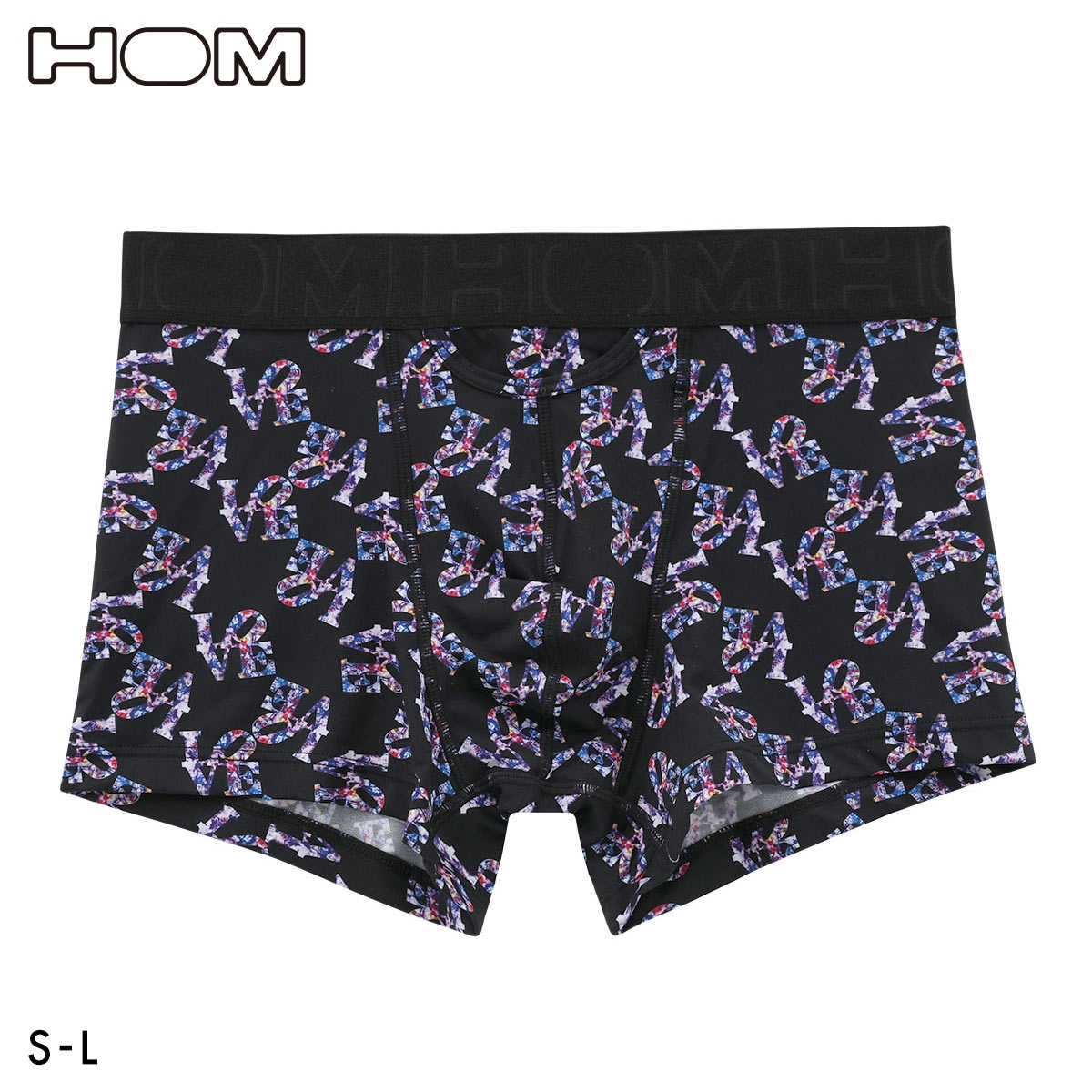 オム ASIA Boxer Briefs HO1 Print ボクサーパンツ 26FW メンズ 前開き HOM(PU-パープル-S)