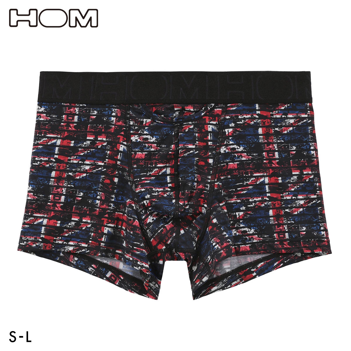 オム ASIA Boxer Briefs HO1 Print ボクサーパンツ 26FW メンズ 前開き HOM(RE-レッド-S)