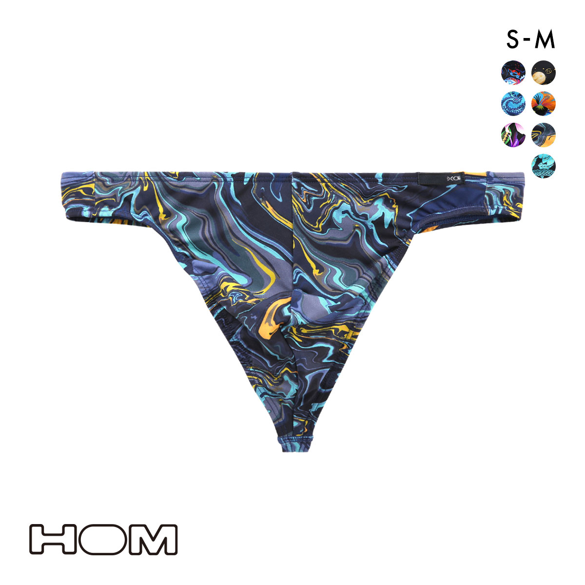 オム Japan Special Collection G-STRING Gストリング メンズ タンガ Tバック HOM 2025SS(BU-ブルー-S)
