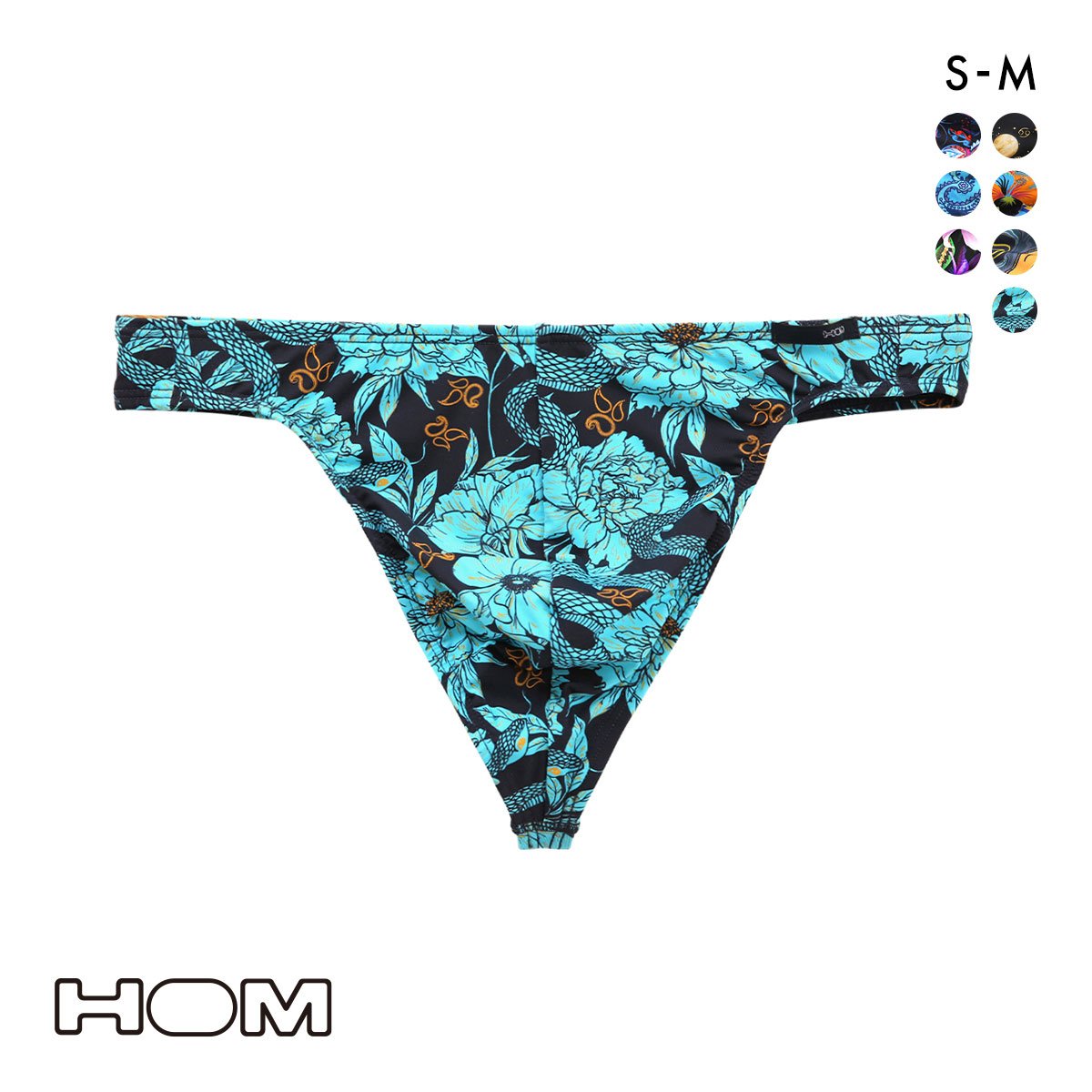 オム Japan Special Collection G-STRING Gストリング メンズ タンガ Tバック HOM 2025SS(PY-パイソン-S)