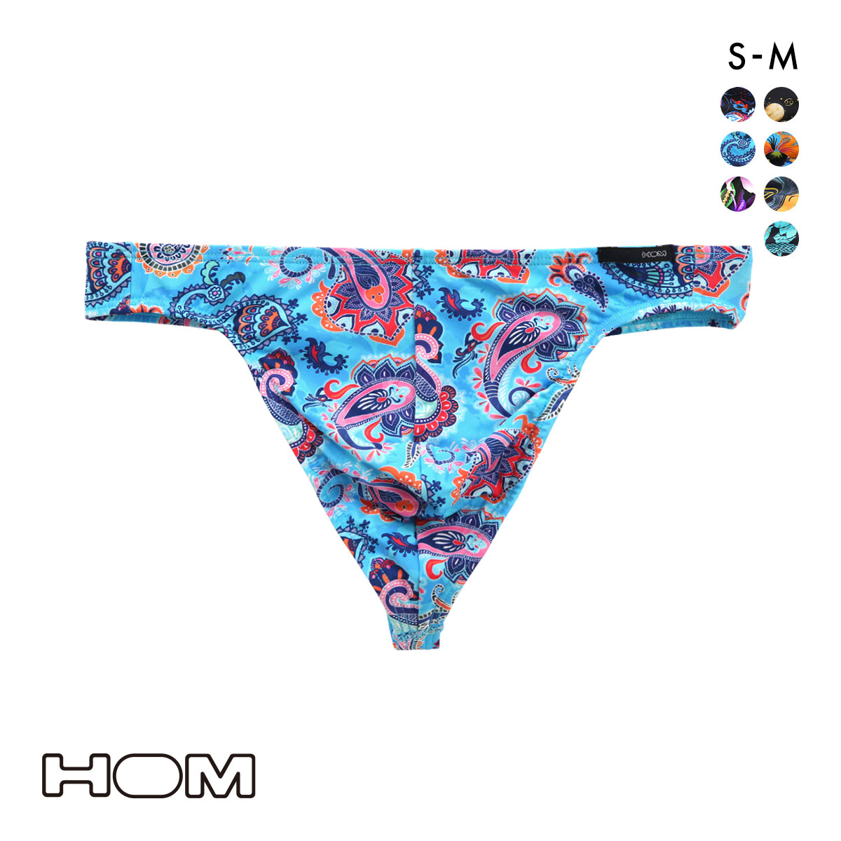 オム Japan Special Collection G-STRING Gストリング メンズ タンガ Tバック HOM 2025SS(PAI-ペイズリー-S)