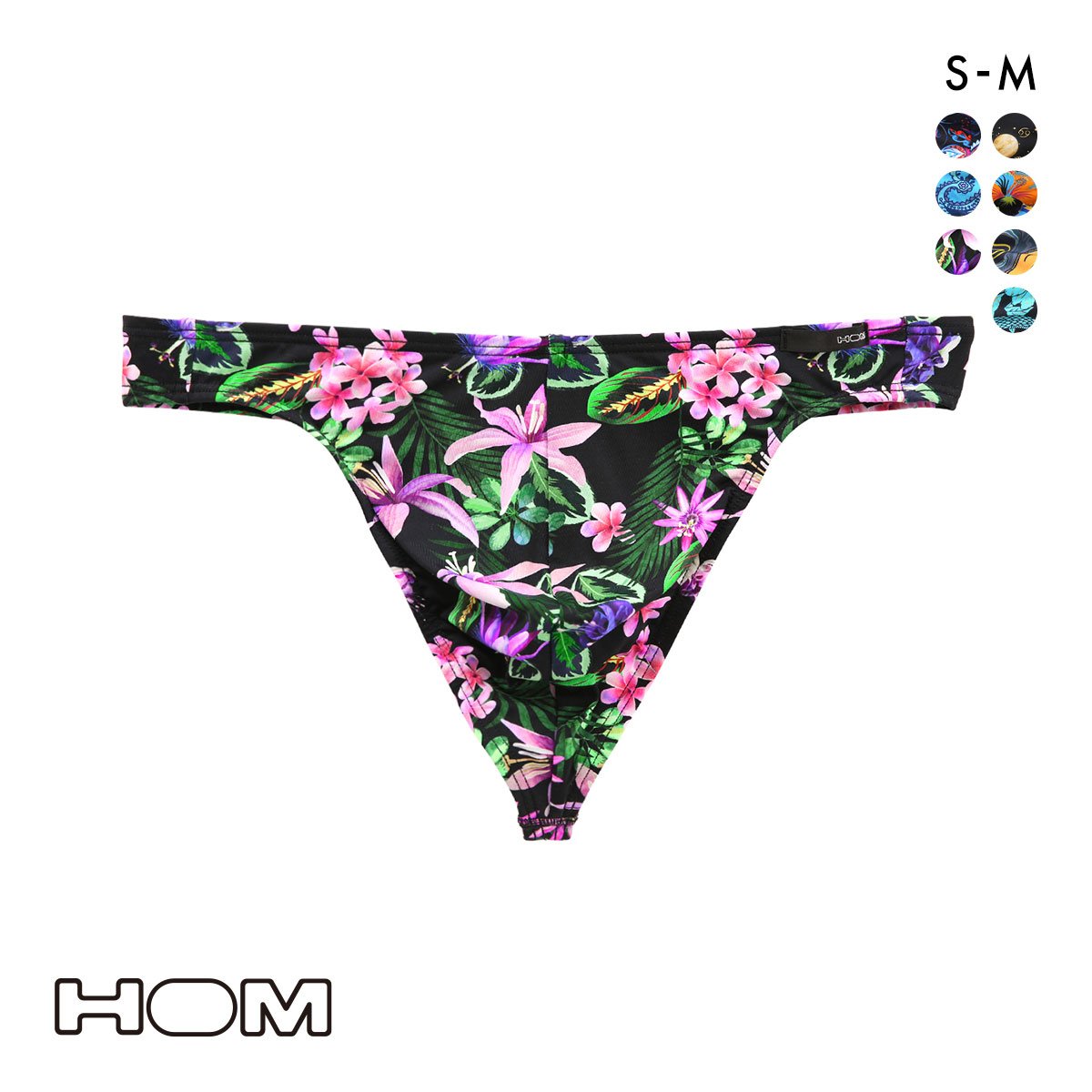 オム Japan Special Collection G-STRING Gストリング メンズ タンガ Tバック HOM 2025SS(BK-ブラック-S)