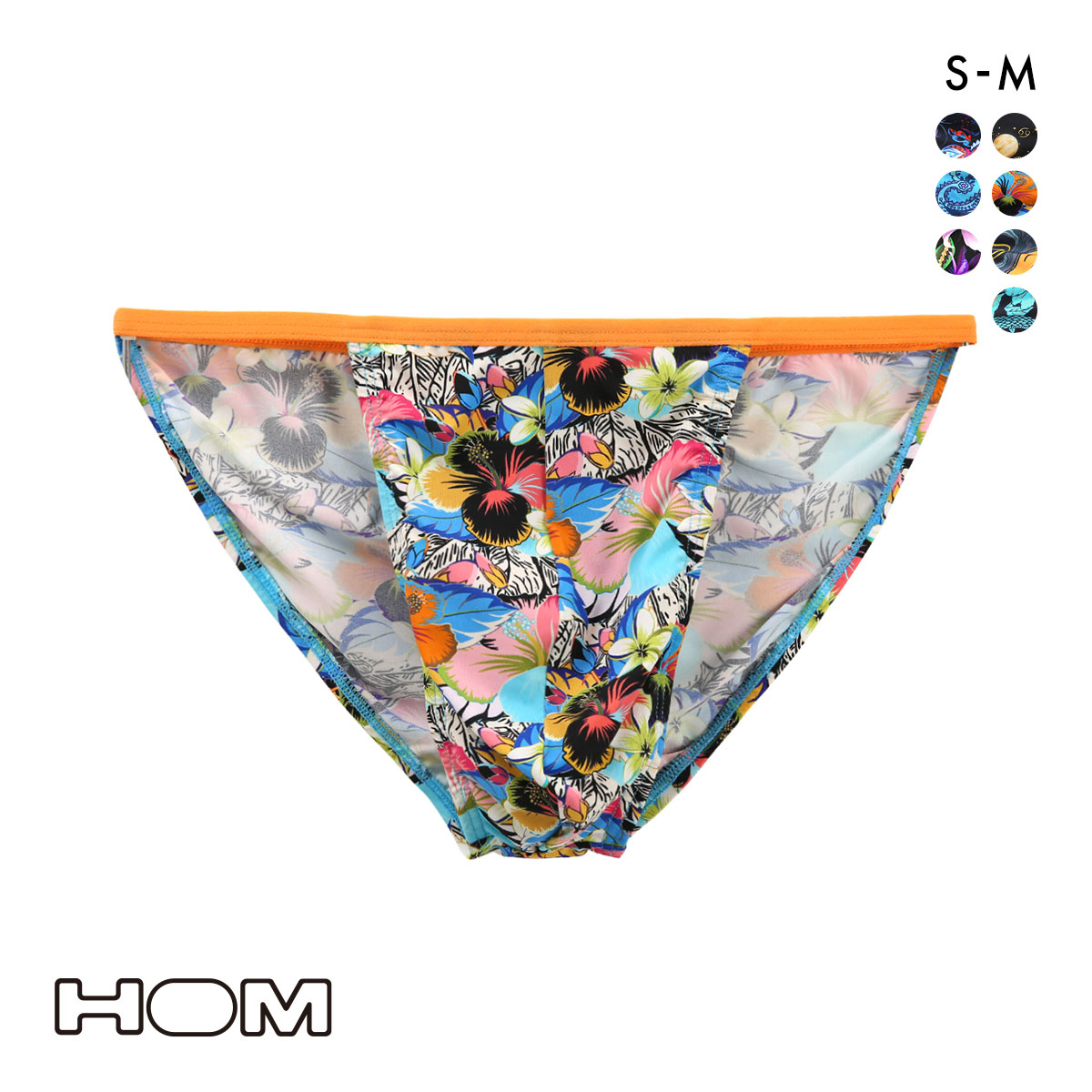 オム Japan Special Collection TANGA BRIEFS タンガブリーフ メンズ フルバック HOM 2025SS(FLO-花-S)