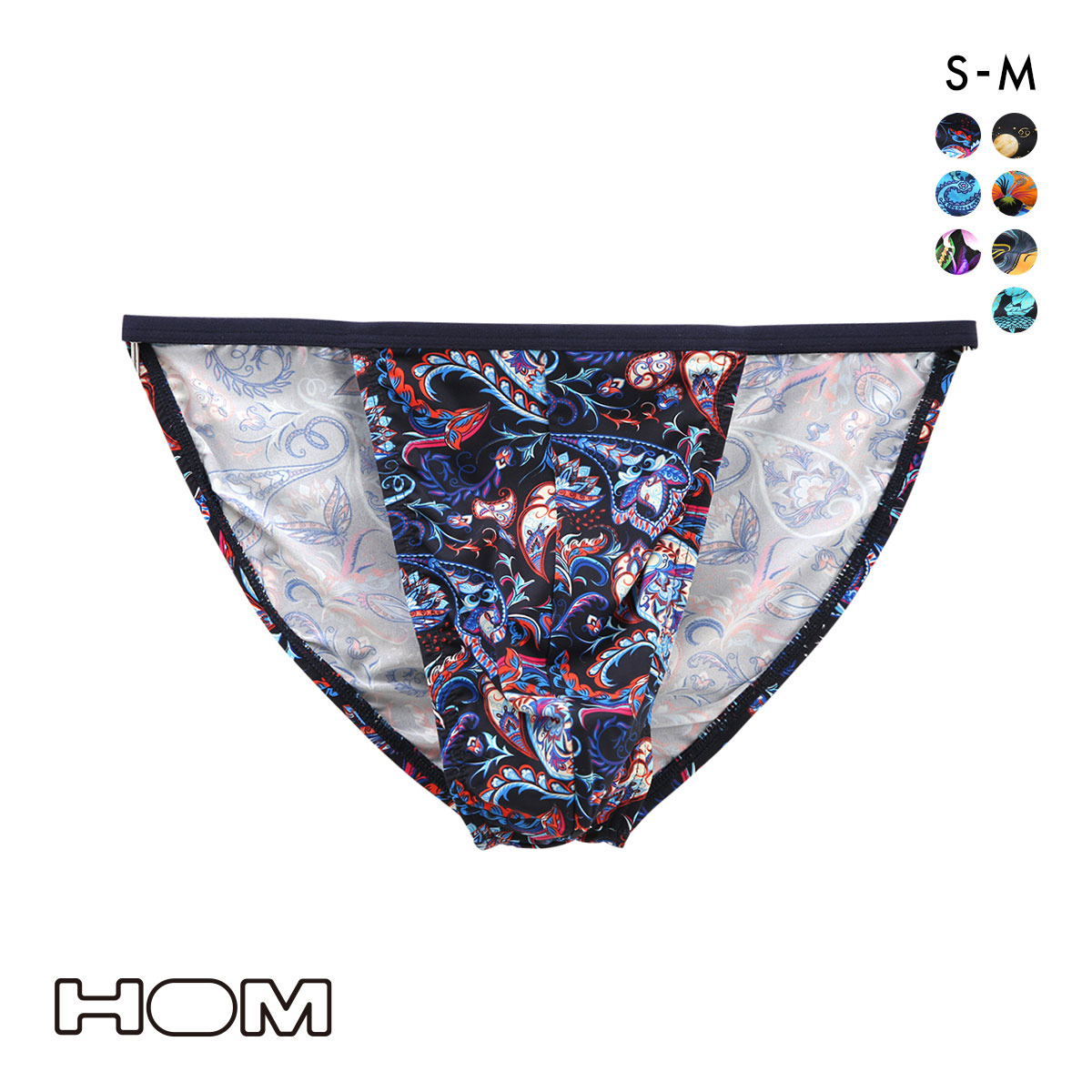 オム Japan Special Collection TANGA BRIEFS タンガブリーフ メンズ フルバック HOM 2025SS(DNV-濃ネイビー-S)