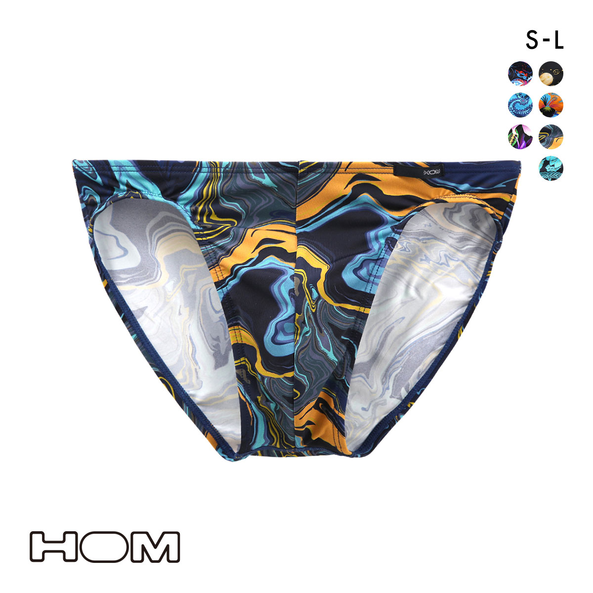 オム Japan Special Collection COMFORT MICRO BRIEFS ブリーフ メンズ ビキニ HOM 2055SS(BU-ブルー-S)