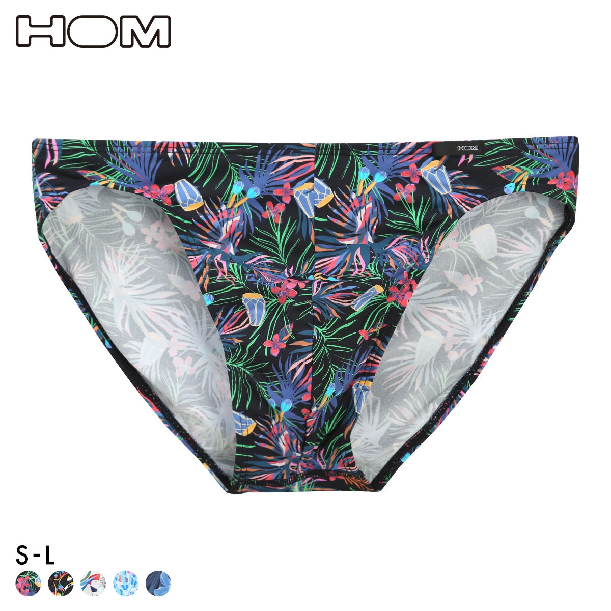 オム HOM COMFORT MICRO BRIEFS ブリーフ メンズ ビキニ 2026SS アンダーウェア ASIA企画(BK1-ブラック1-S(日本M))