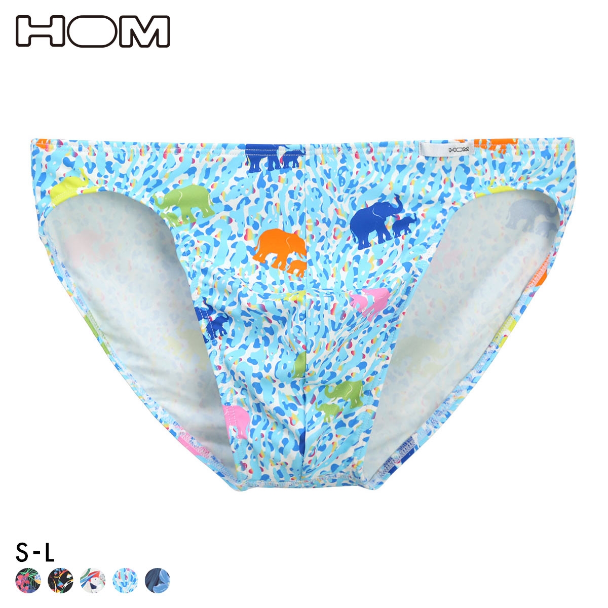 オム HOM COMFORT MICRO BRIEFS ブリーフ メンズ ビキニ 2026SS アンダーウェア ASIA企画(LBU-薄ブルー-S(日本M))