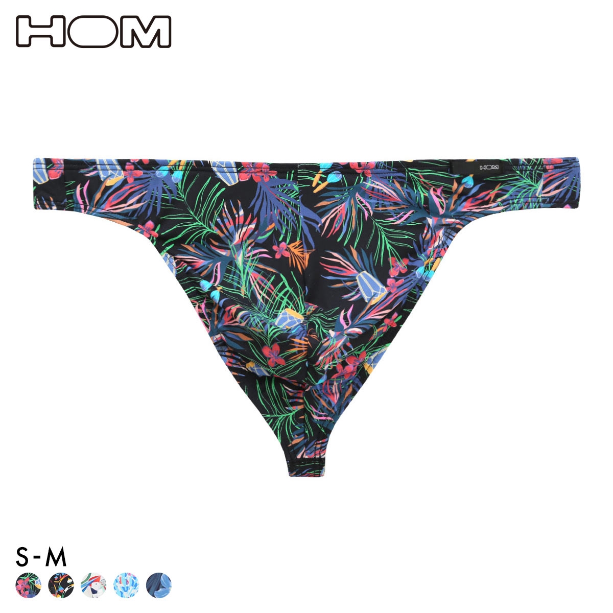 オム HOM G-STRING Gストリング メンズ タンガ Tバック メンズ 2026SS アンダーウェア ASIA企画(BK1-ブラック1-S(日本M))