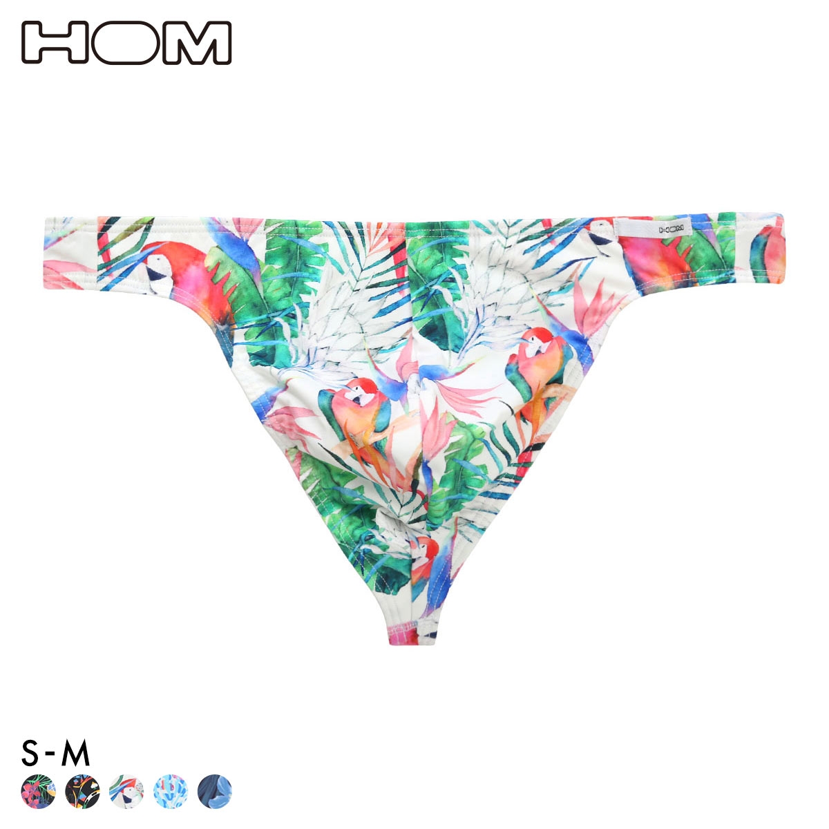 オム HOM G-STRING Gストリング メンズ タンガ Tバック メンズ 2026SS アンダーウェア ASIA企画(WH-ホワイト-S(日本M))