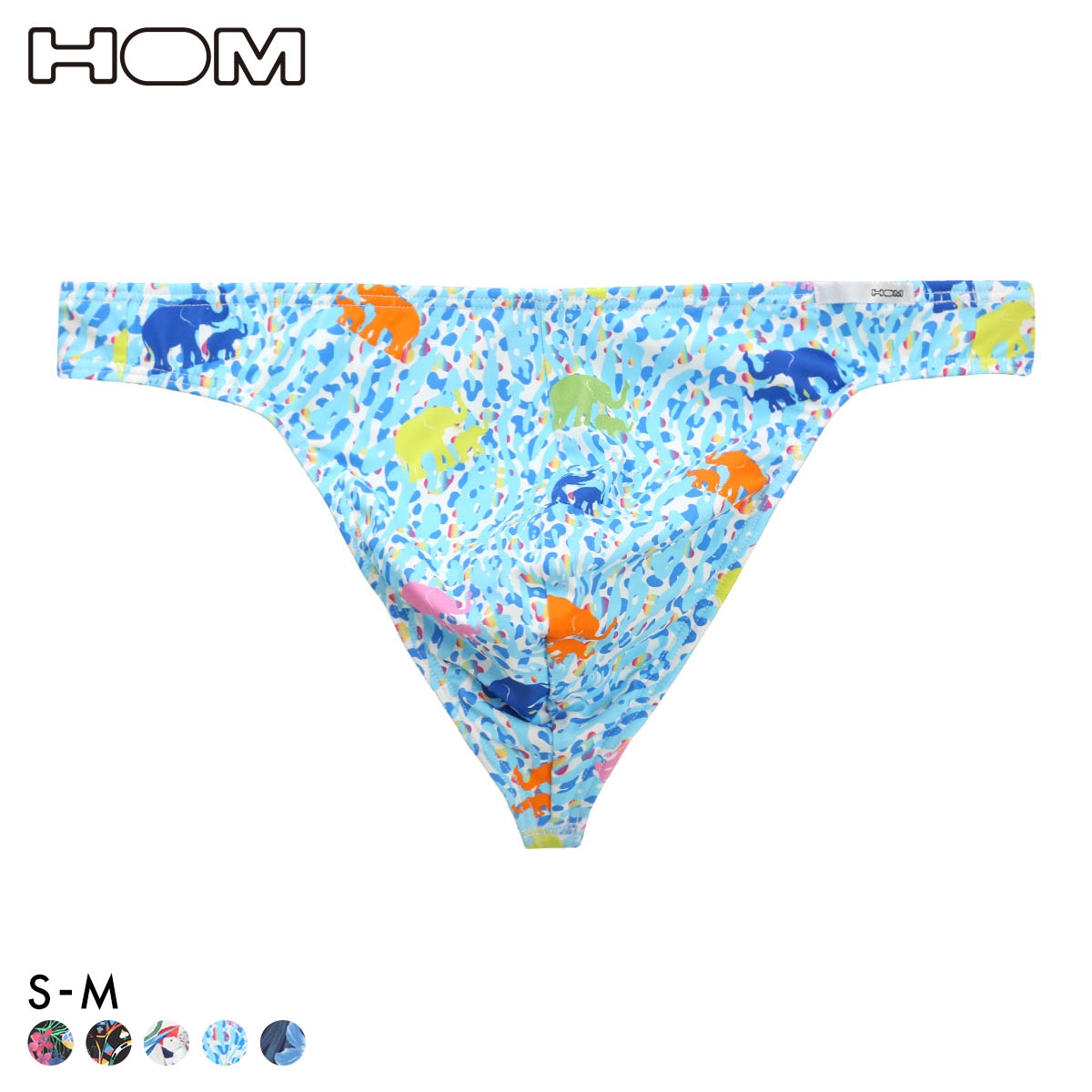 オム HOM G-STRING Gストリング メンズ タンガ Tバック メンズ 2026SS アンダーウェア ASIA企画(LBU-薄ブルー-S(日本M))