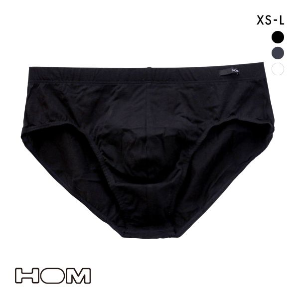 オムHOM MINI BRIEFS COTTON フルバック ビキニ ブリーフ メンズ 前とじ 無地
