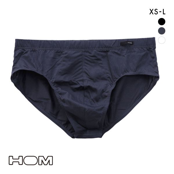 オムHOM MINI BRIEFS COTTON フルバック ビキニ ブリーフ メンズ 前とじ 無地