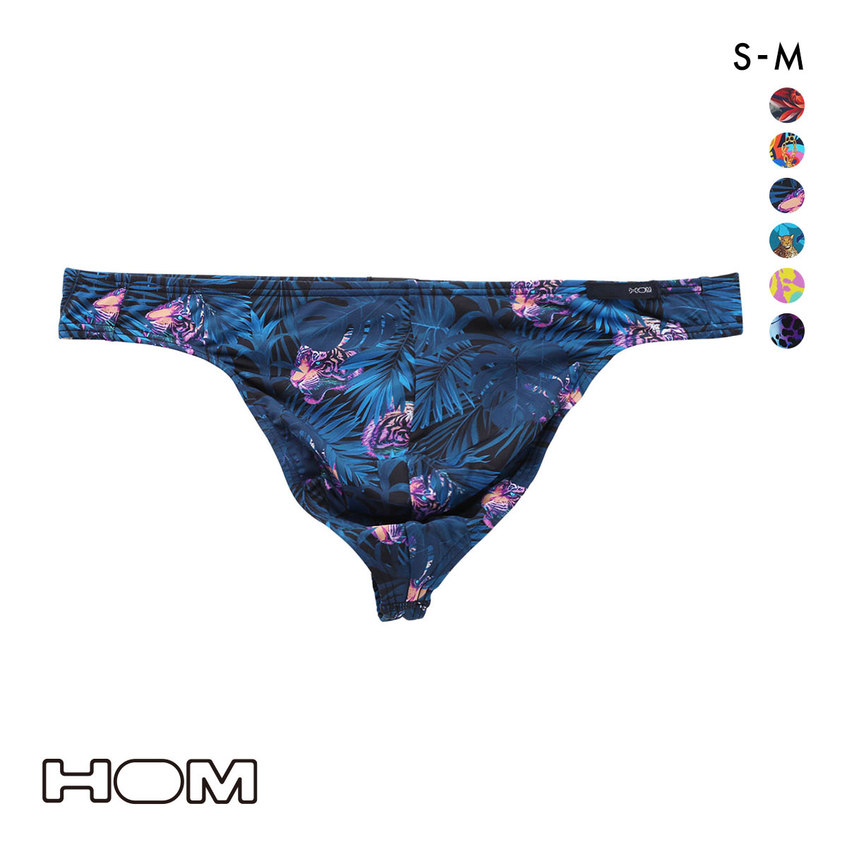 オム Japan Special Collection G-STRING Gストリング 24FW メンズ タンガ Tバック ビキニ 前とじ HOM(BK-ブラック-S(日本M))