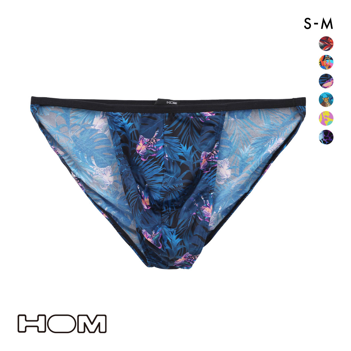 オム Japan Special Collection TANGA BRIEFS タンガブリーフ 24FW メンズ フルバック ビキニ 前とじ HOM(BK-ブラック-S(日本M))