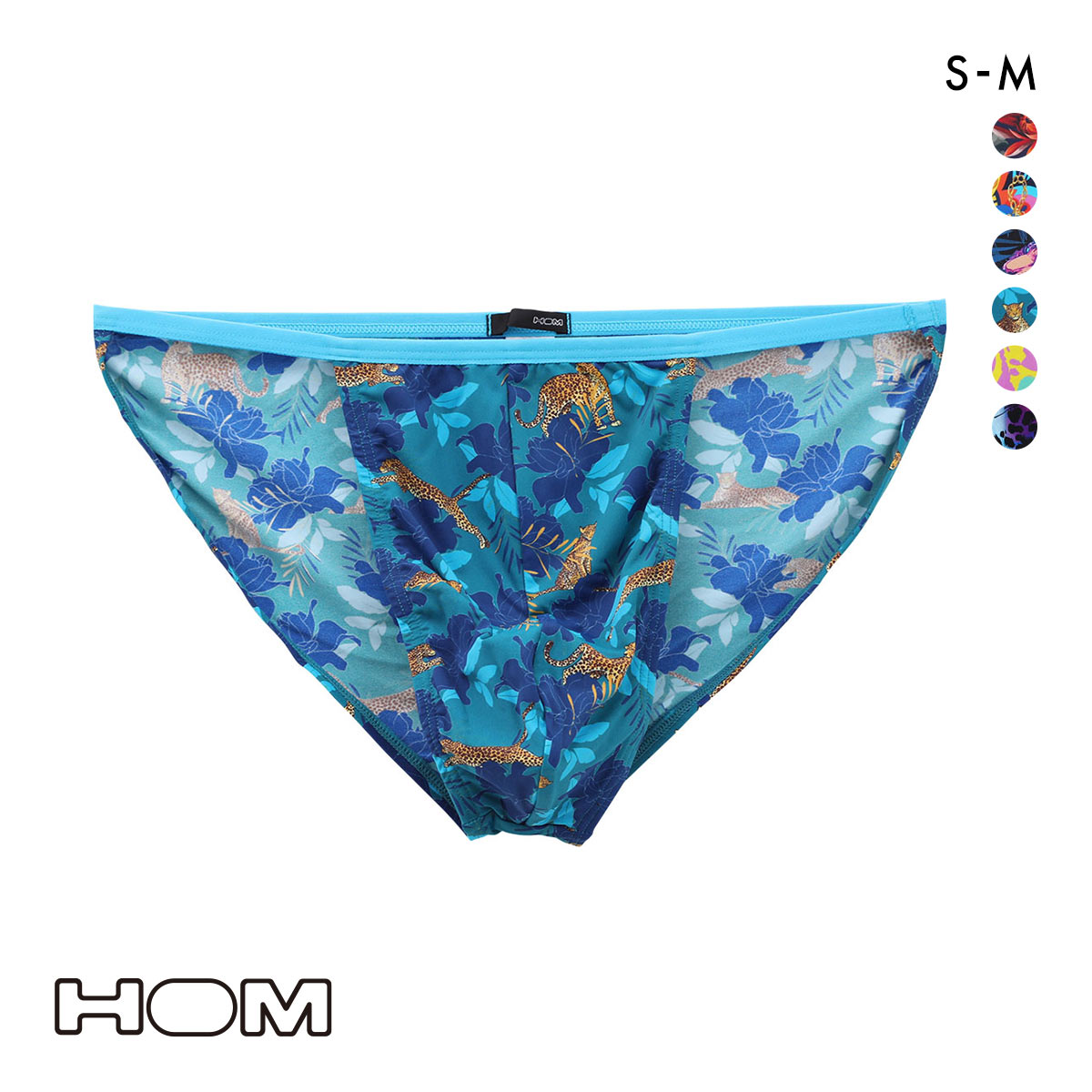 オム Japan Special Collection TANGA BRIEFS タンガブリーフ 24FW メンズ フルバック ビキニ 前とじ HOM(BG-ブルーグリーン-S(日本M))