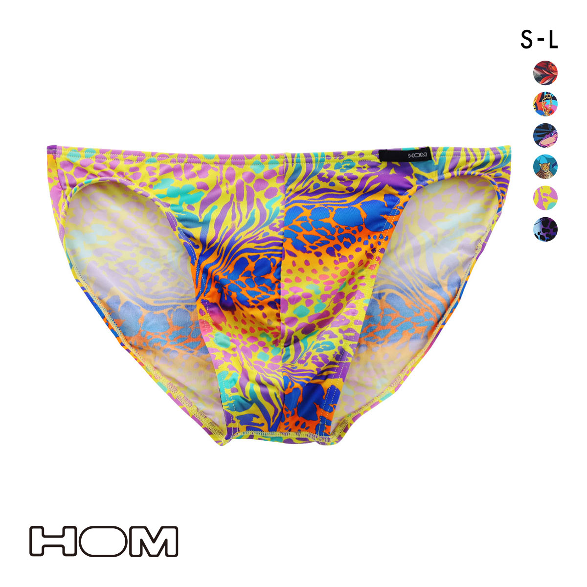 オム Japan Special Collection COMFORT MICRO BRIEFS ブリーフ 24FW メンズ ビキニ 前とじ HOM(YE-イエロー-S(日本M))