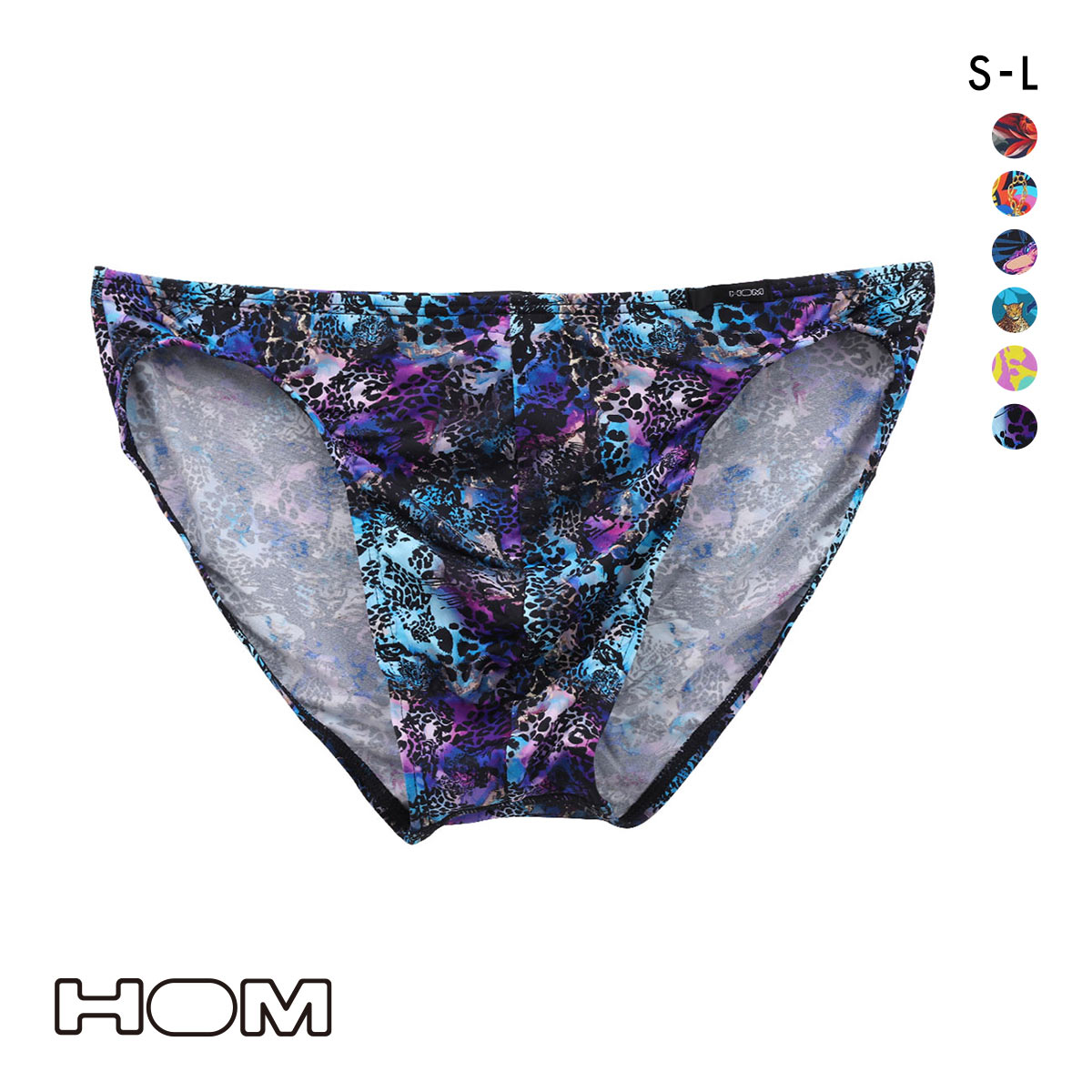 オム Japan Special Collection COMFORT MICRO BRIEFS ブリーフ 24FW メンズ ビキニ 前とじ HOM(PU-パープル-S(日本M))
