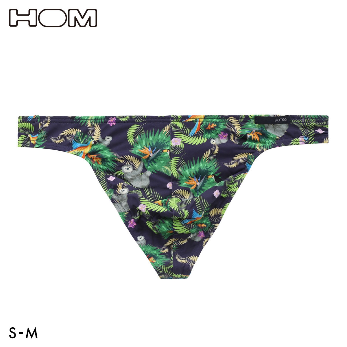 オム ASIA G-String Print Gストリング メンズ 26FW Tバック HOM(NV-ネイビー-S)