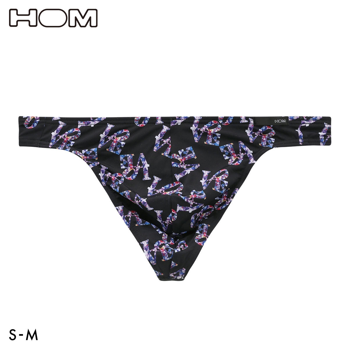 オム ASIA G-String Print Gストリング メンズ 26FW Tバック HOM(PU-パープル-S)