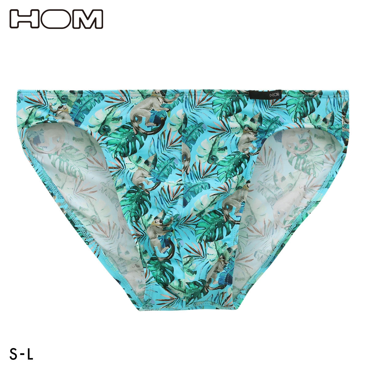 オム ASIA Comfort Micro Briefs Print ビキニ メンズ 26FW ブリーフ HOM(TU-ターコイズ-S)