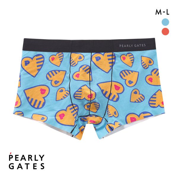 パーリーゲイツ Pハート ボクサーパンツ メンズ 前とじ アンダーウェア PEARLY GATES