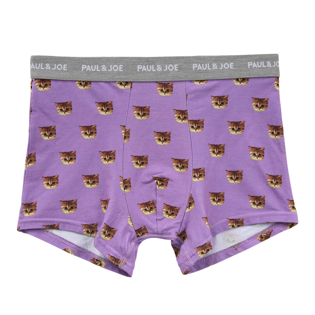 ポール ＆ ジョー PAUL & JOE ボクサーパンツ メンズ 前とじ アンダーウェア ヌネット総柄(PU-パープル-M)