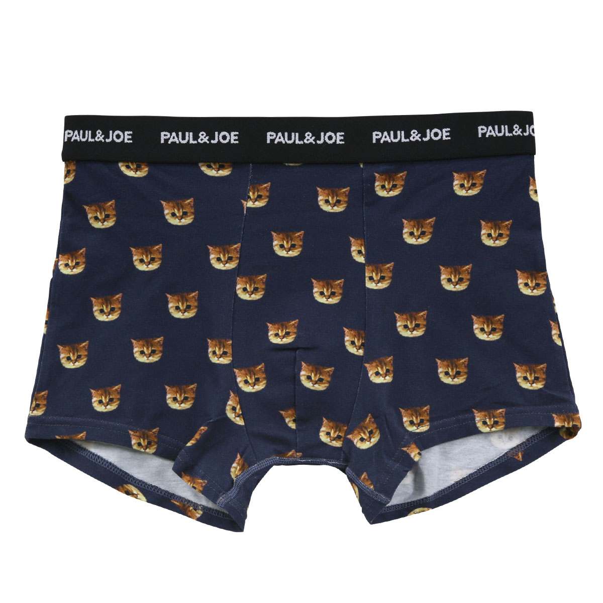 ポール ＆ ジョー PAUL & JOE ボクサーパンツ メンズ 前とじ アンダーウェア ヌネット総柄(NV-ネイビー-M)