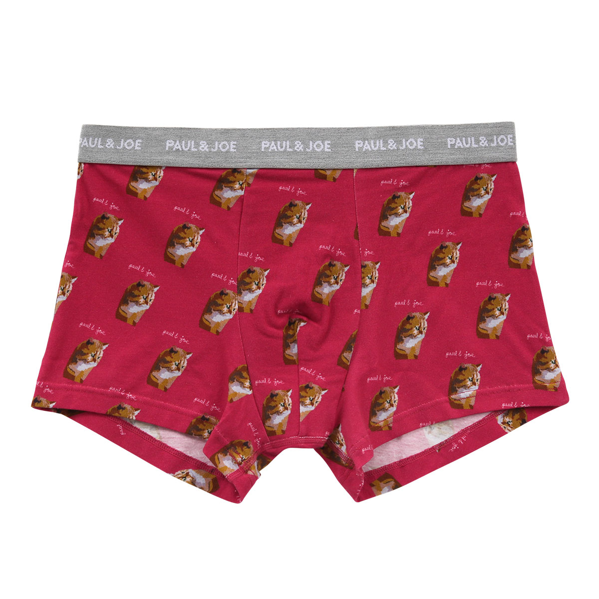 ポール ＆ ジョー PAUL & JOE Pixel Nounette ボクサーパンツ メンズ 前とじ アンダーウェア(RE-レッド-M)