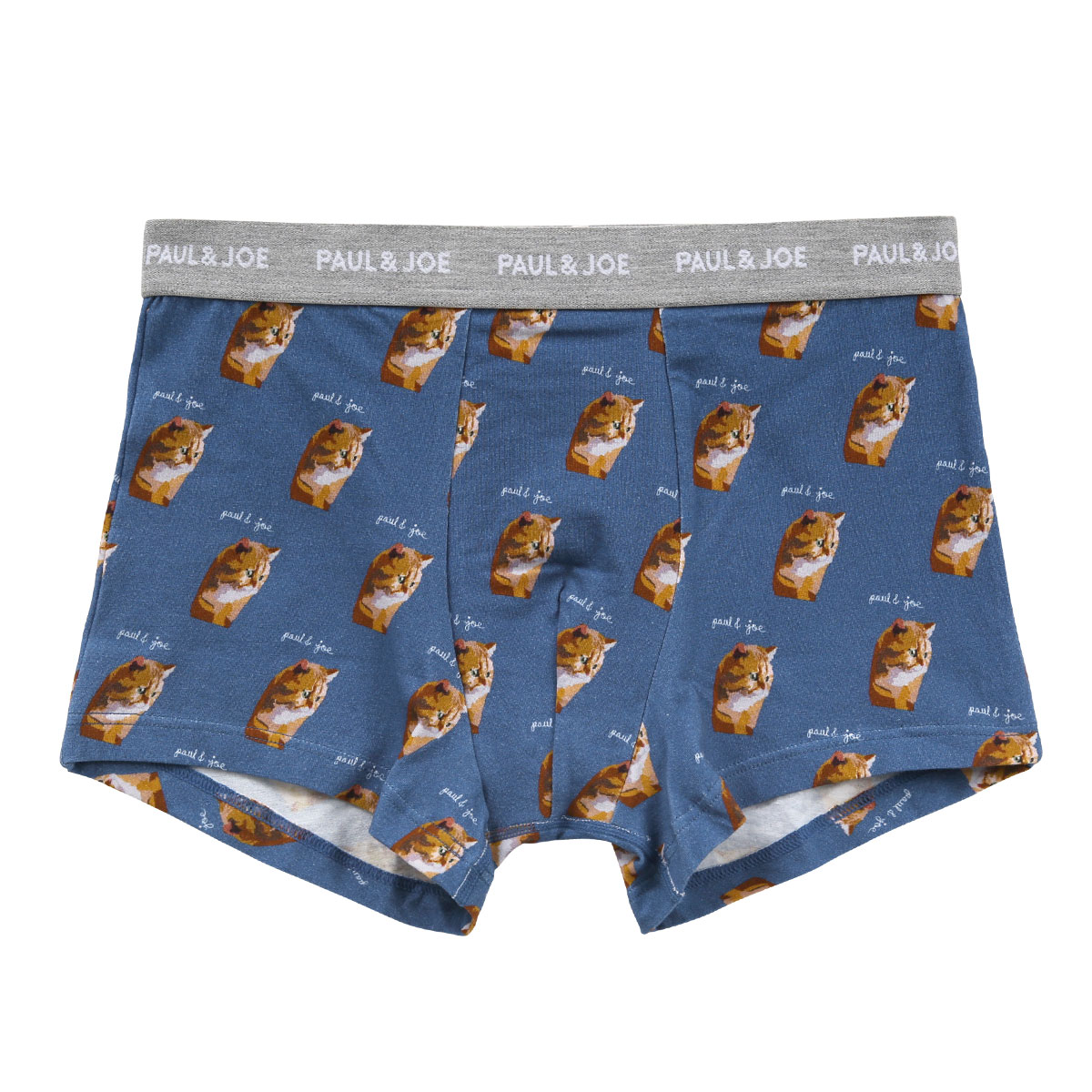 ポール ＆ ジョー PAUL & JOE Pixel Nounette ボクサーパンツ メンズ 前とじ アンダーウェア(BU-ブルー-M)