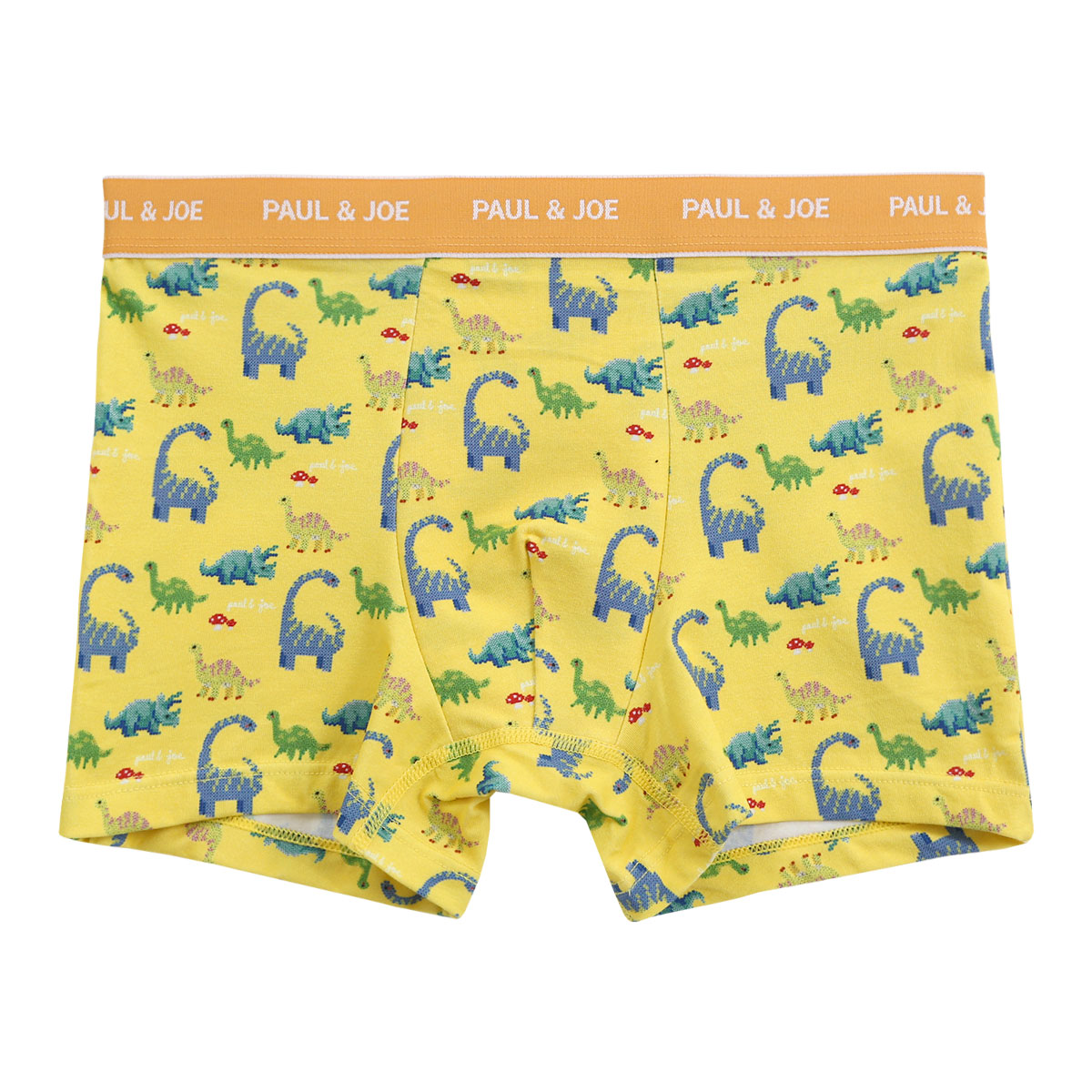 ポール ＆ ジョー PAUL & JOE JurassicFantasy ボクサーパンツ メンズ 前とじ アンダーウェア(YE-イエロー-M)