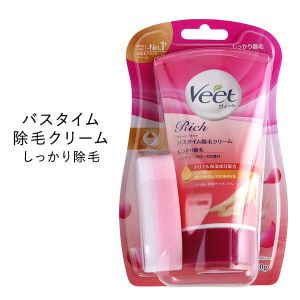 ヴィート Veet リッチバスタイム除毛クリームしっかり除毛 150g あし うで わきの下 ビキニライン