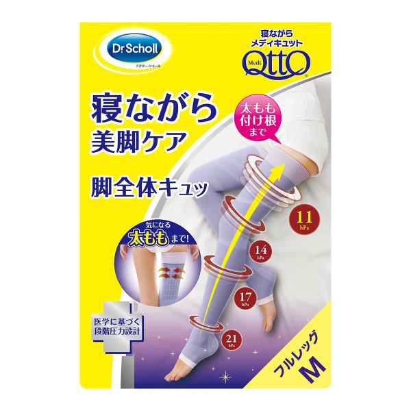 メディキュット MediQttO 寝ながらメディキュット フルレッグ 着圧ソックス スリムパック
