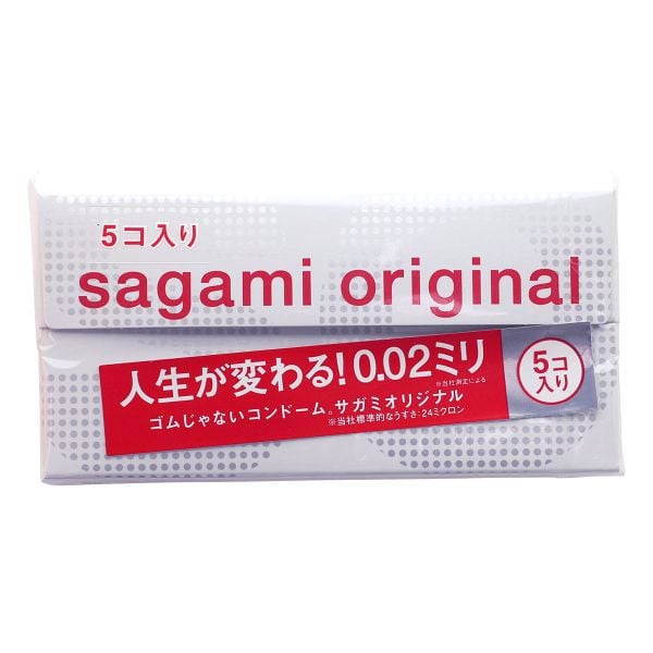 サガミオリジナル sagami original スキンゴムコンドーム 0.02ミリ 5個入り 避妊用