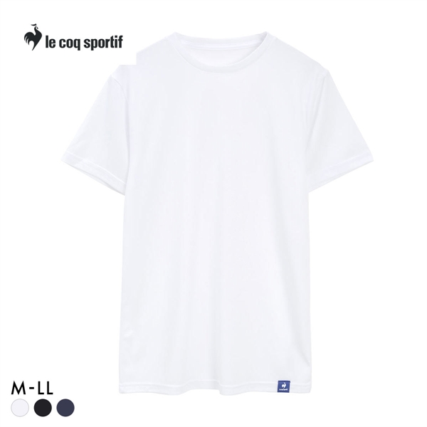 ルコックスポルティフ ハニカムメッシュ クルーネック 半袖シャツ メンズ インナー le coq sportif