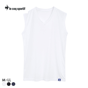 ルコックスポルティフ ハニカムメッシュ Vネック サーフシャツ メンズ インナー スリーブレス le coq sportif