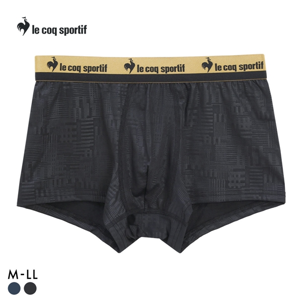 ルコックスポルティフ ラインエンボス柄 ボクサーパンツ メンズ 前とじ le coq sportif