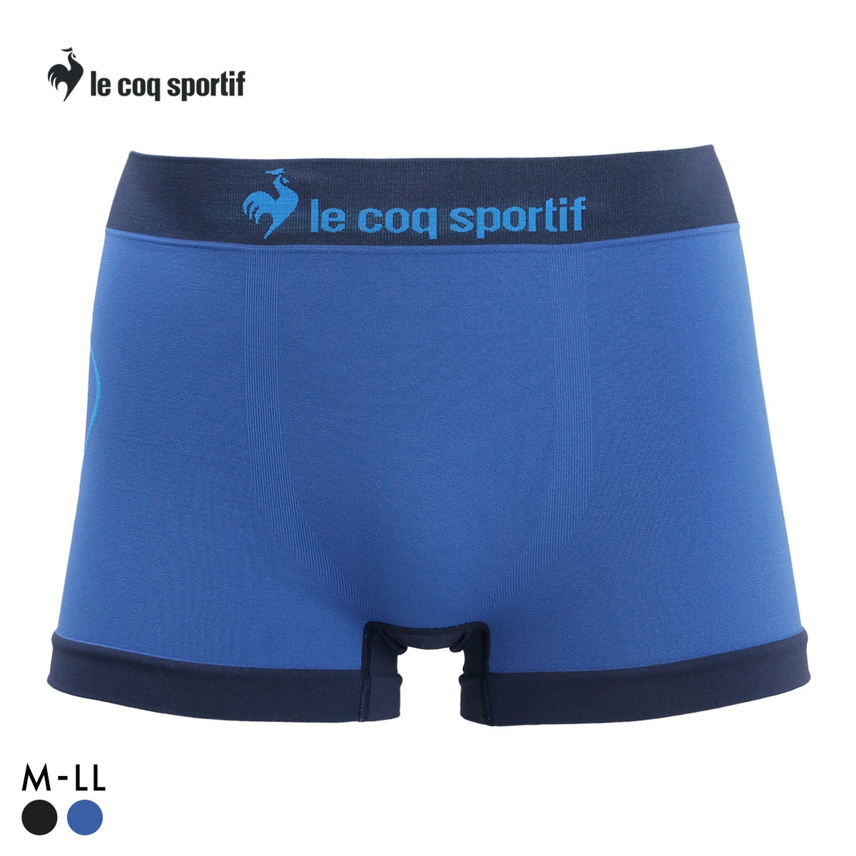 ルコックスポルティフ ルコックロゴ 成型 ボクサーパンツ メンズ 前とじ le coq sportif(NV-ネイビー-M)