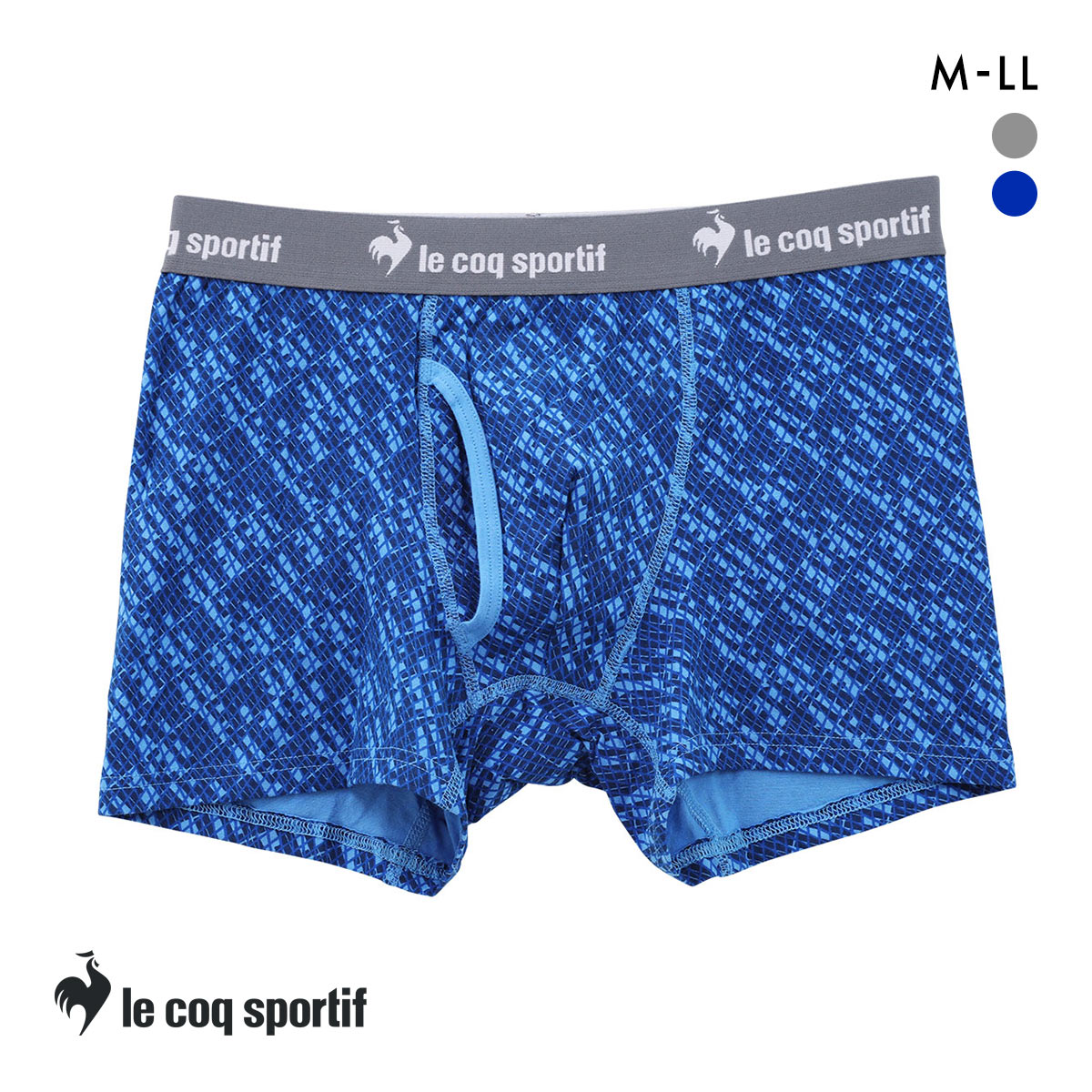le coq sportif - coco 中古 ルコックスポルティフ le coq sportif メンズ パンツ 88cm 紺  ネイビー 薄手 総柄 ルコック スポルティフ le coq sportif ワンポイントロゴ