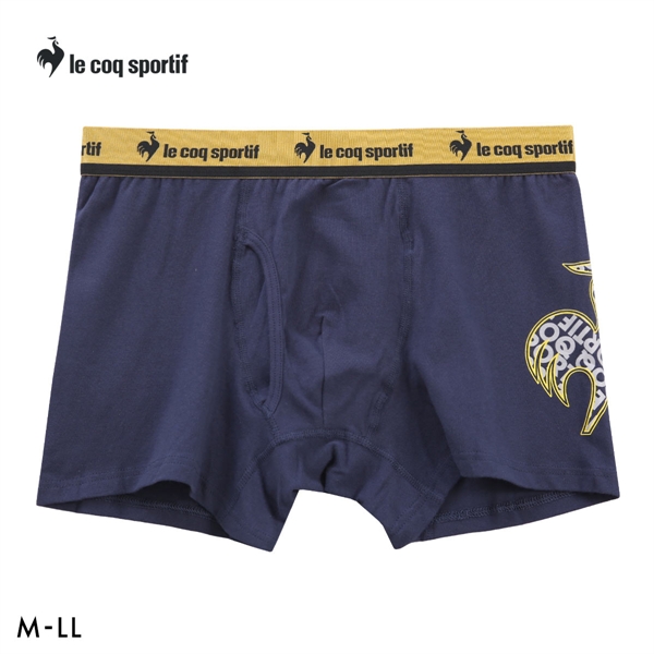 ルコックスポルティフ グラフィックロゴ ボクサーパンツ メンズ 前あき le coq sportif 綿混