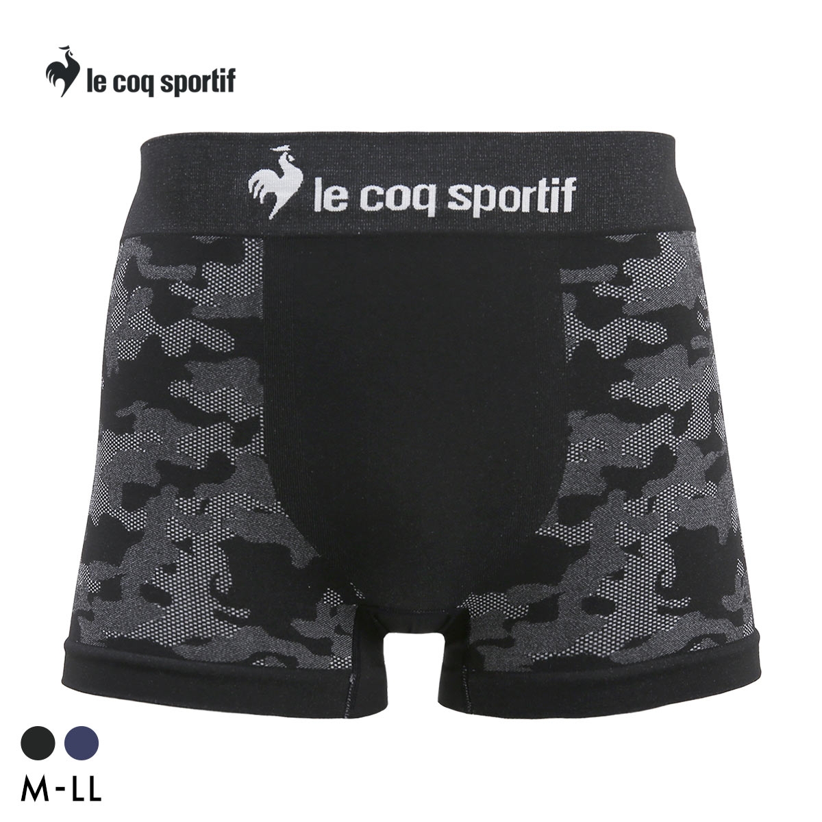 ルコックスポルティフ 迷彩柄 成型 ボクサーパンツ メンズ 前とじ le coq sportif