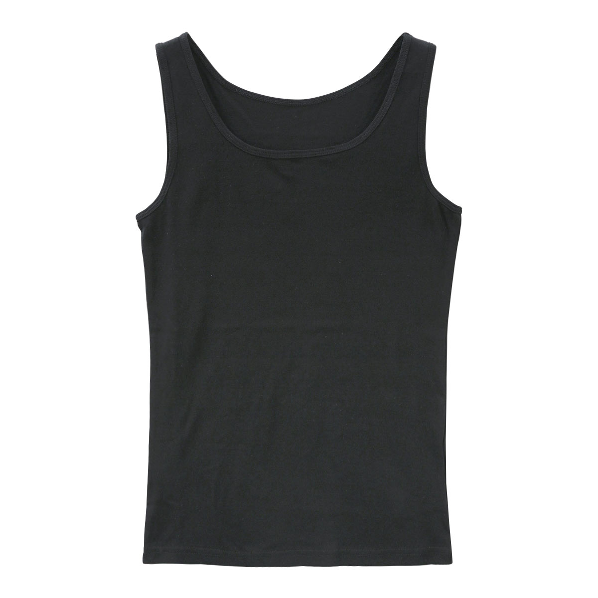 プラチナドライ PLATINUM DRY さらっとコットン タンクトップ レディース インナー 吸汗速乾(BK-ブラック-M)