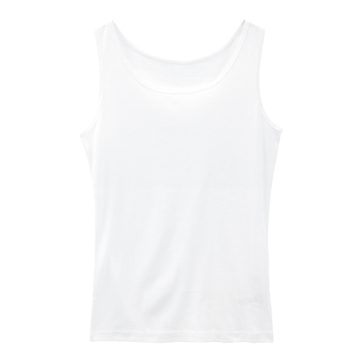 プラチナドライ PLATINUM DRY さらっとコットン タンクトップ レディース インナー 吸汗速乾(WH-ホワイト-M)