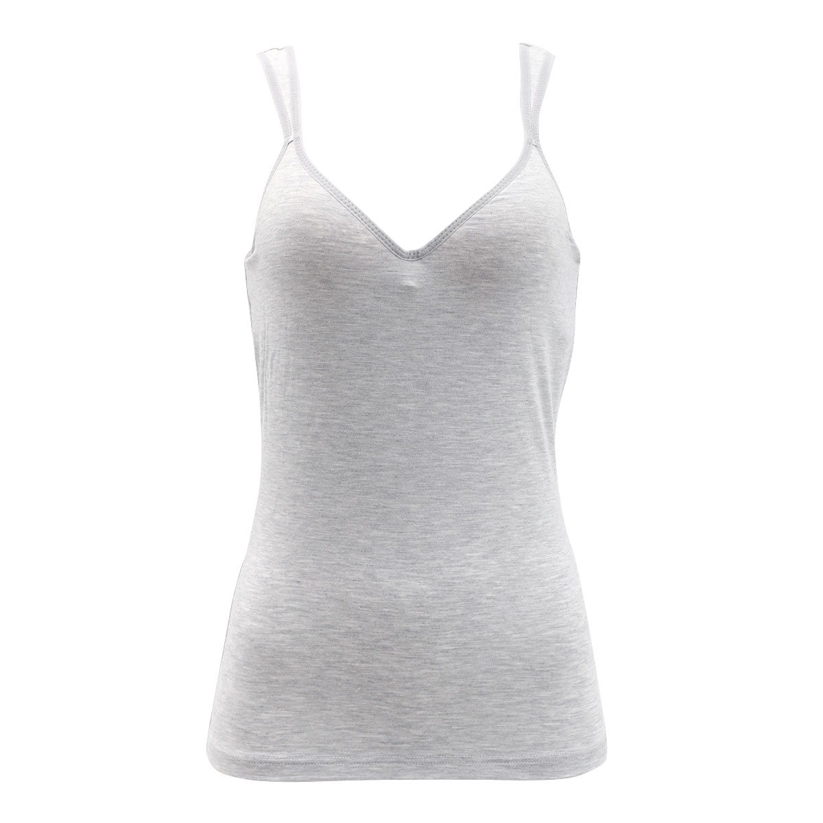 アクティブスポブラ ACTIVE SPO-BRA モールドカップ付 タンクトップ レディース インナー 吸汗速乾 制菌防臭 ベア天 無地 単品(HGY-杢グレー-M)