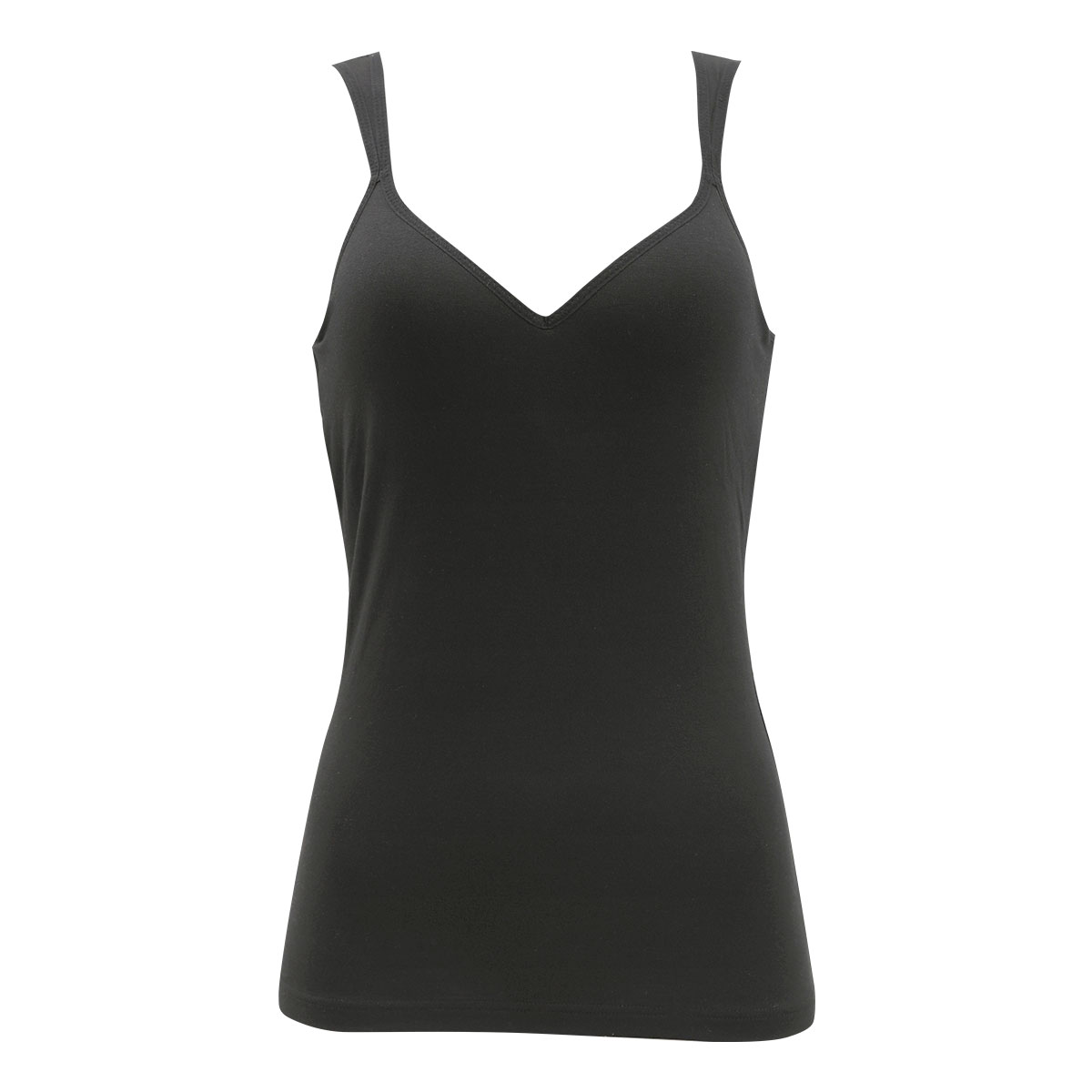 アクティブスポブラ ACTIVE SPO-BRA モールドカップ付 タンクトップ レディース インナー 吸汗速乾 制菌防臭 ベア天 無地 単品(BK-ブラック-M)