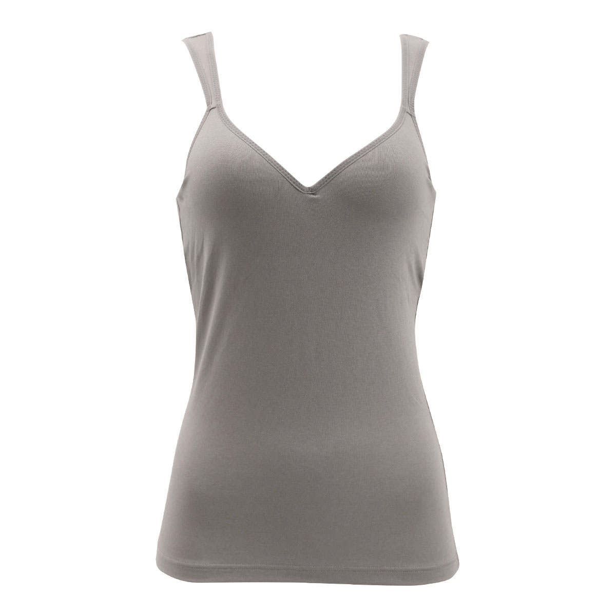 アクティブスポブラ ACTIVE SPO-BRA モールドカップ付 タンクトップ レディース インナー 吸汗速乾 制菌防臭 ベア天 無地 単品(MO-モカ-M)