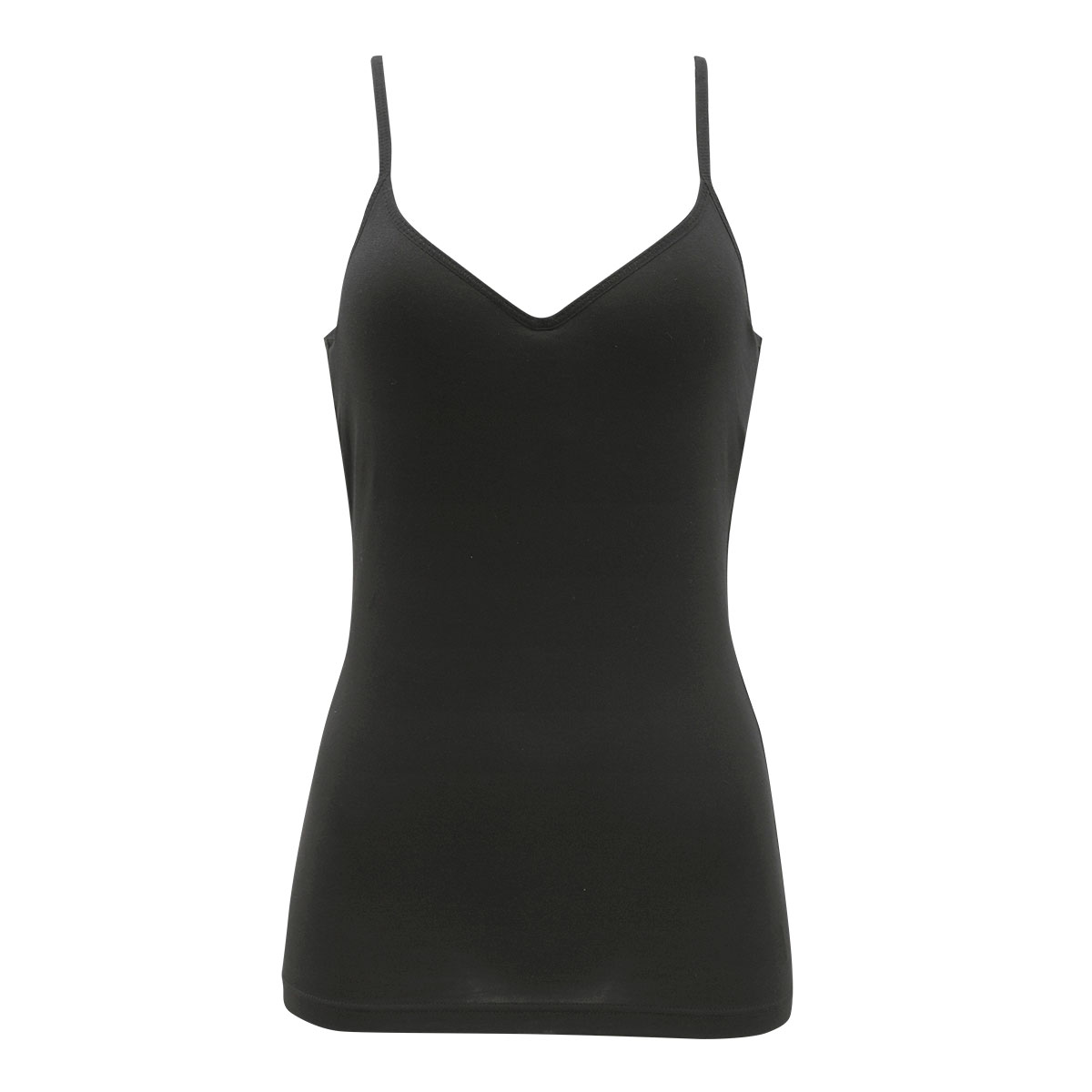 アクティブスポブラ ACTIVE SPO-BRA モールドカップ付き キャミソール レディース インナー 吸汗速乾 制菌防臭 ベア天 無地(BK-ブラック-M)